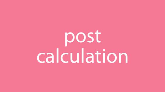 Calculation